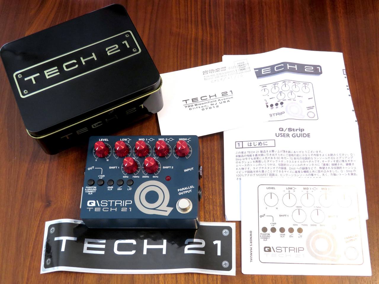 TECH21 Q STRIP / アナログEQ・プリアンプ・DI【ベース定番/ギター