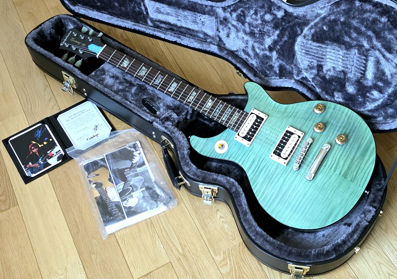 最も 割引 Epiphone TAK MATSUMOTO DC AQUA BLUE（中古）【楽器検索 ギター