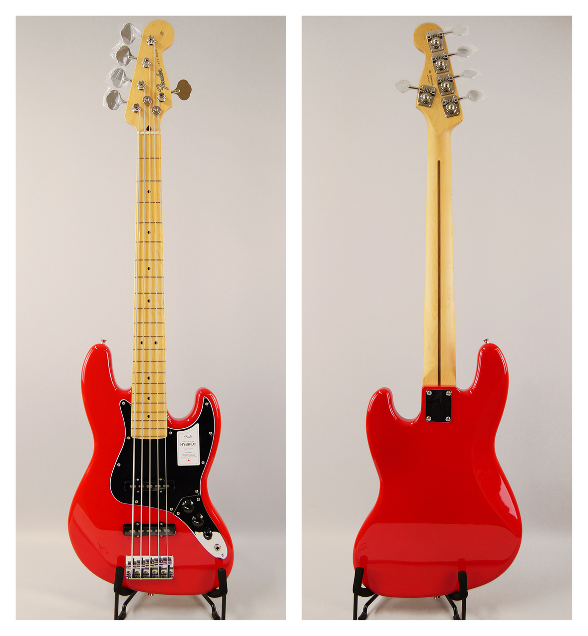 Fender Made in Japan Hybrid II Jazz Bass V (Modena Red)（新品/送料