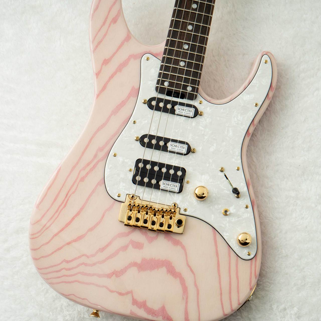 SCHECTER BH-1-STD-24/R Limited -See-Through Shell Pink- #S2510060