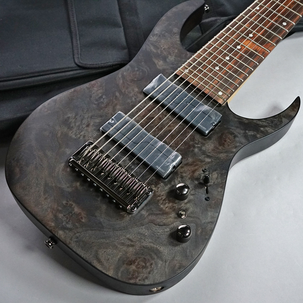 Ibanez RG9PB-TGF (Transparent Gray Flat)9弦モデル（B級特価/送料