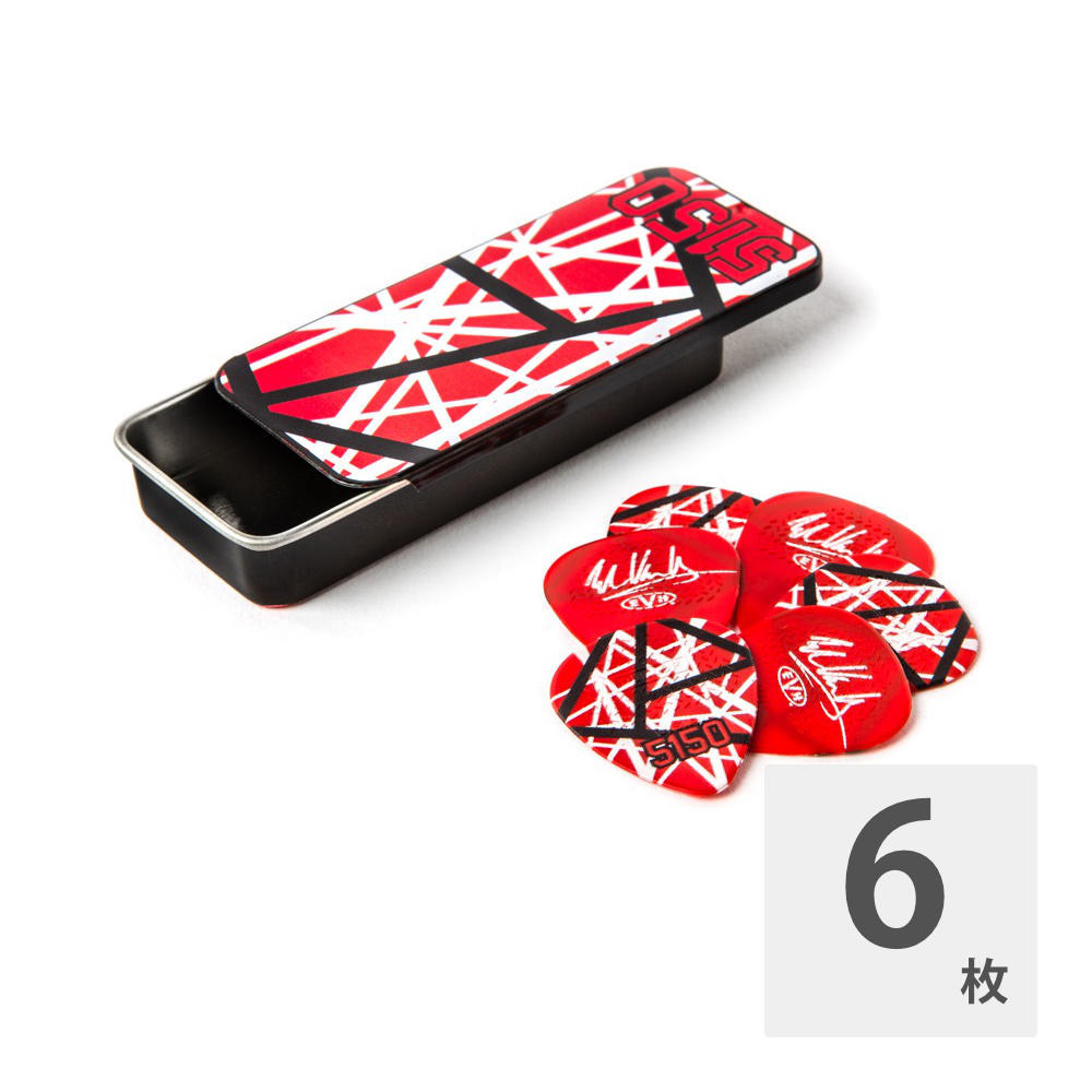 Jim Dunlop EVHPT08 EVH Frankenstein Pick Tin ピックケース＆ギターピック6枚入り