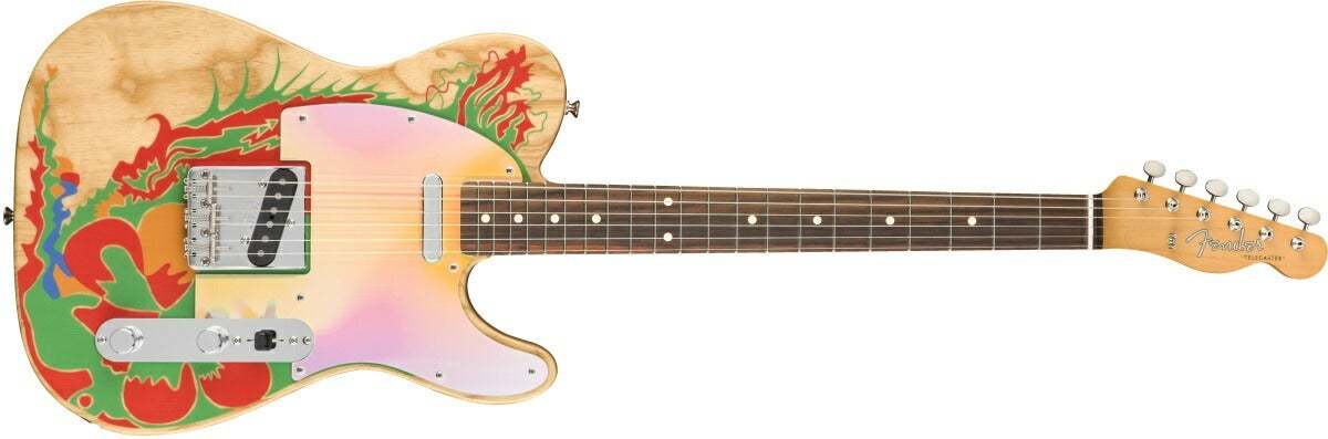 Fender Jimmy Page Telecaster Rosewood Fingerboard Natural ドラゴン