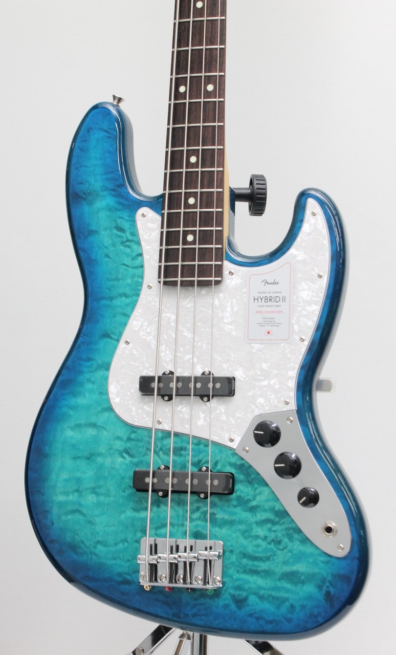 Fender 2024 Collection, Made in Japan Hybrid II Jazz Bass / Quilt 