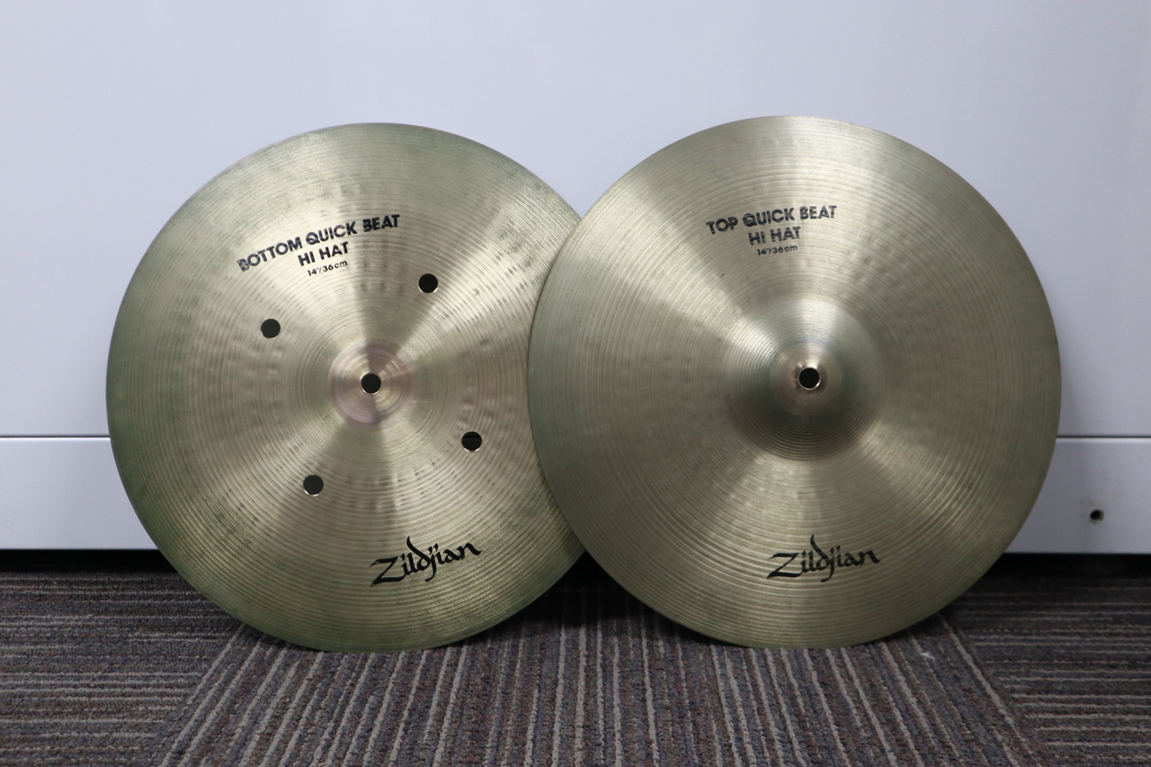 Zildjian USED ZILDJIAN A Quick Beat HiHats ペア 14インチ Zildjian USED ZILDJIAN A Quick Beat HiHats ペア 14インチ