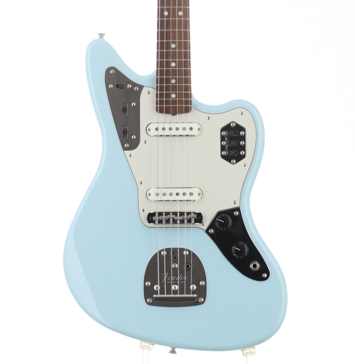 Fender FSR MIJ Traditional II 60s Jaguar Daphne Blue Matching Head