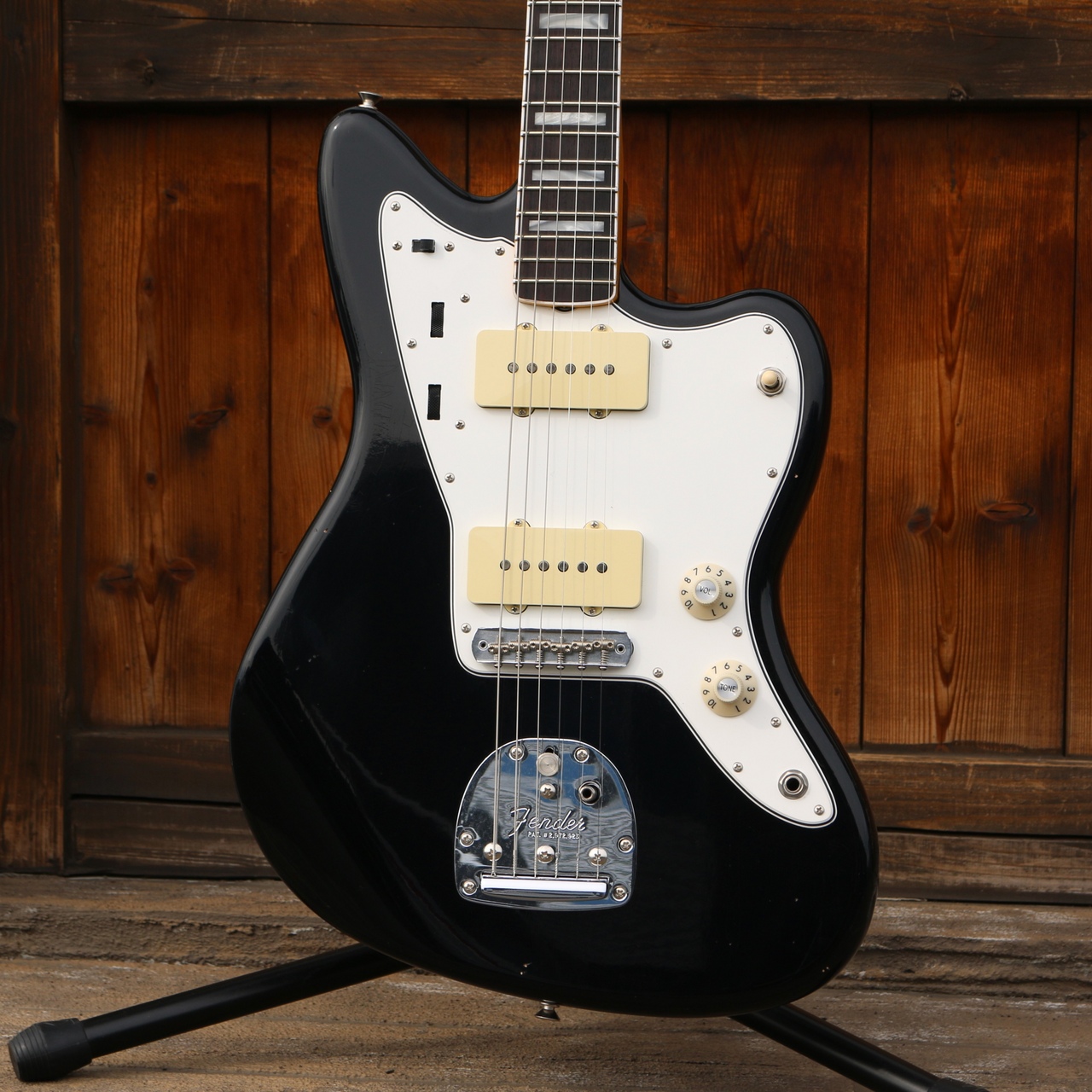 Fender Custom Shop 1966 Jazzmaster Journeyman Relic Black Matching