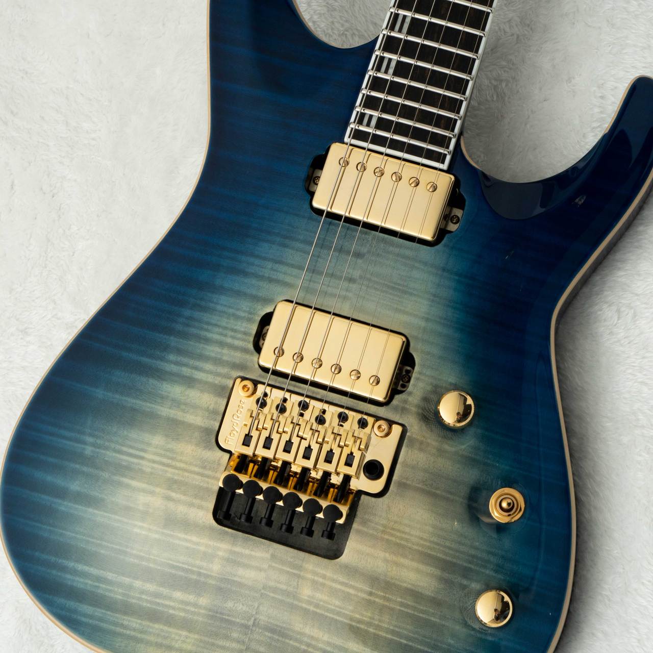 ★希少 ビンテージ★ 極美品 BOSS EH-2 ミントコンディション☆ EDWARDS E-HORIZON-CTM 50TH -Black Aqua Burst C / Blue Pearl Back