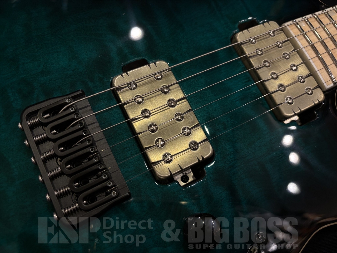 E-II M-II NT HS QM / Black Turquoise Burst（新品/送料無料）【楽器