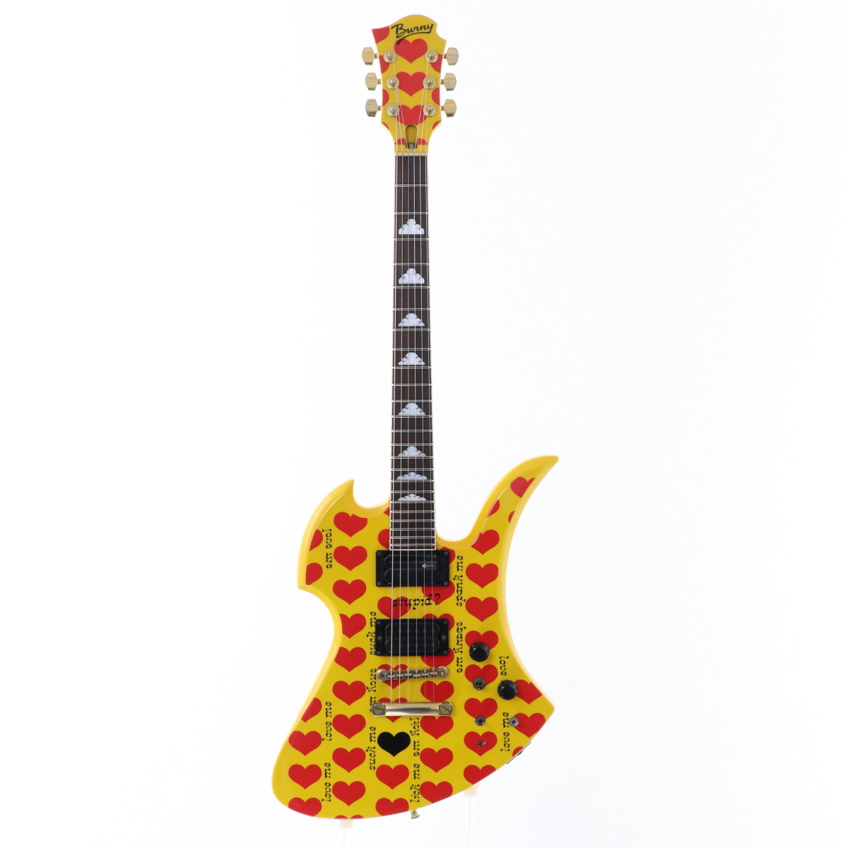 FERNANDES BURNY MG-145S HIDEモデル FERNANDES/BURNY MG-145S Heart Yellow hide Model 【梅田店】（中古