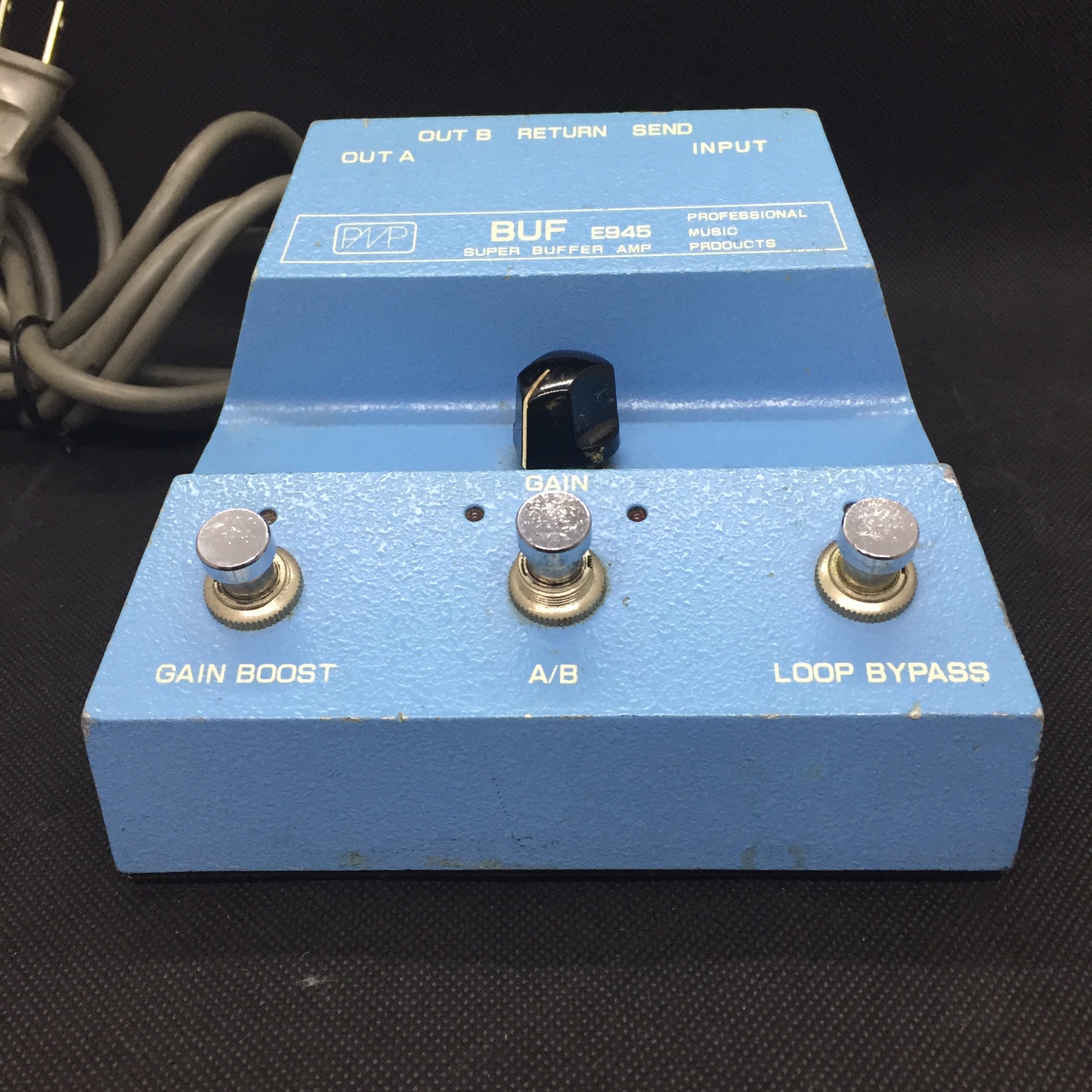 E945 スーパーバッファーアンプ プロ愛用のPMP BUF E945 SUPER BUFFER AMPバッファーエフェクターを