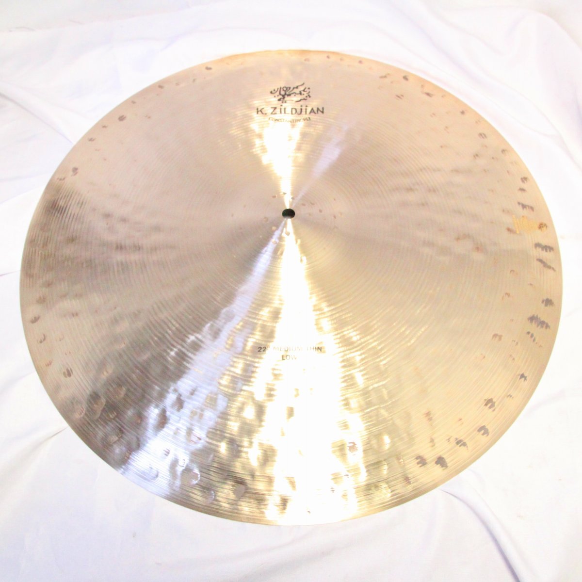 Zildjian K.CONSTANTINOPLE 22” Medium Thin Ride LOW 2494g 厳選品