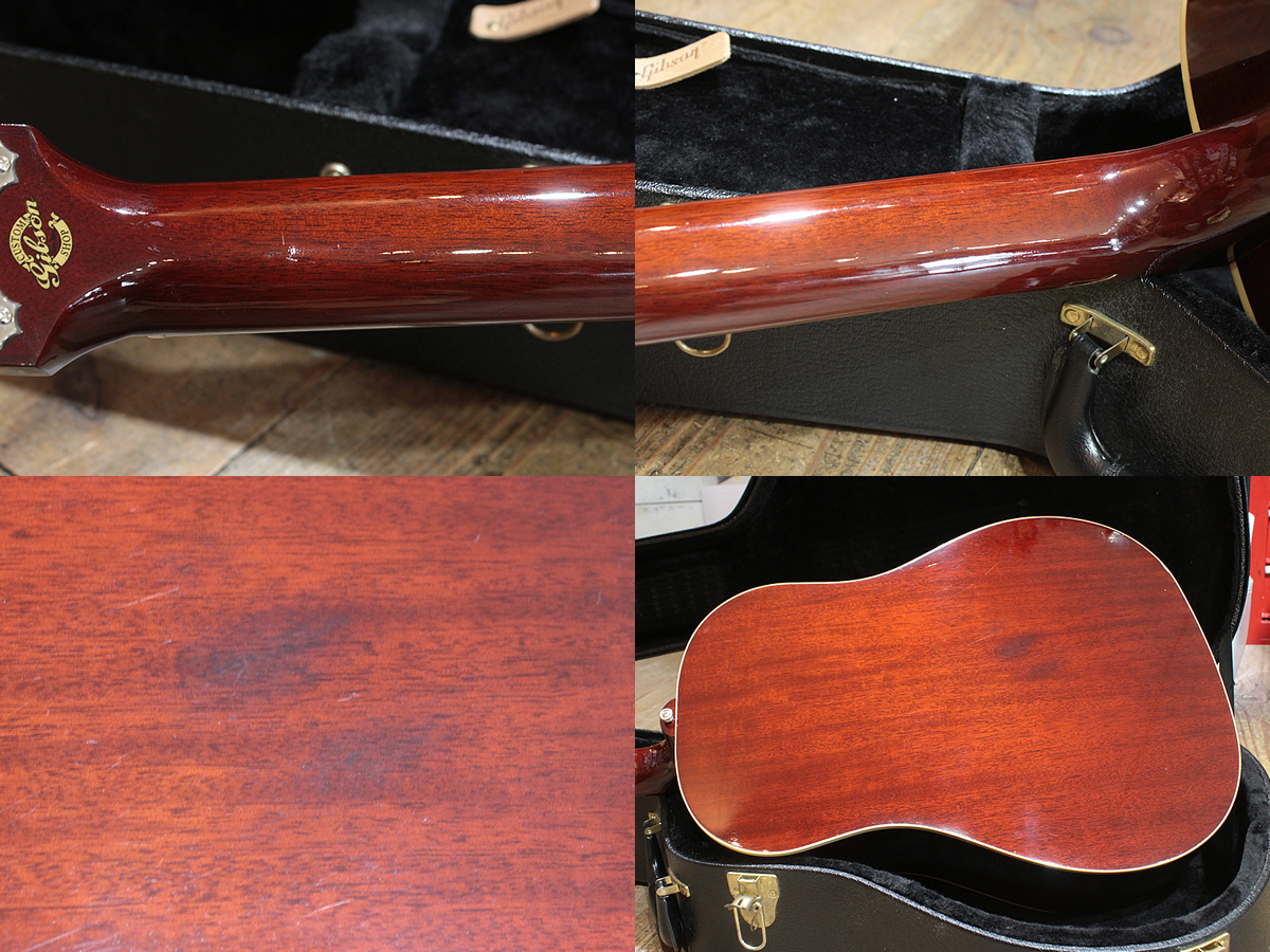 超美品 展示品 真っ赤なJ-45タイプ ホール&コンタクトPU 超美品 展示品