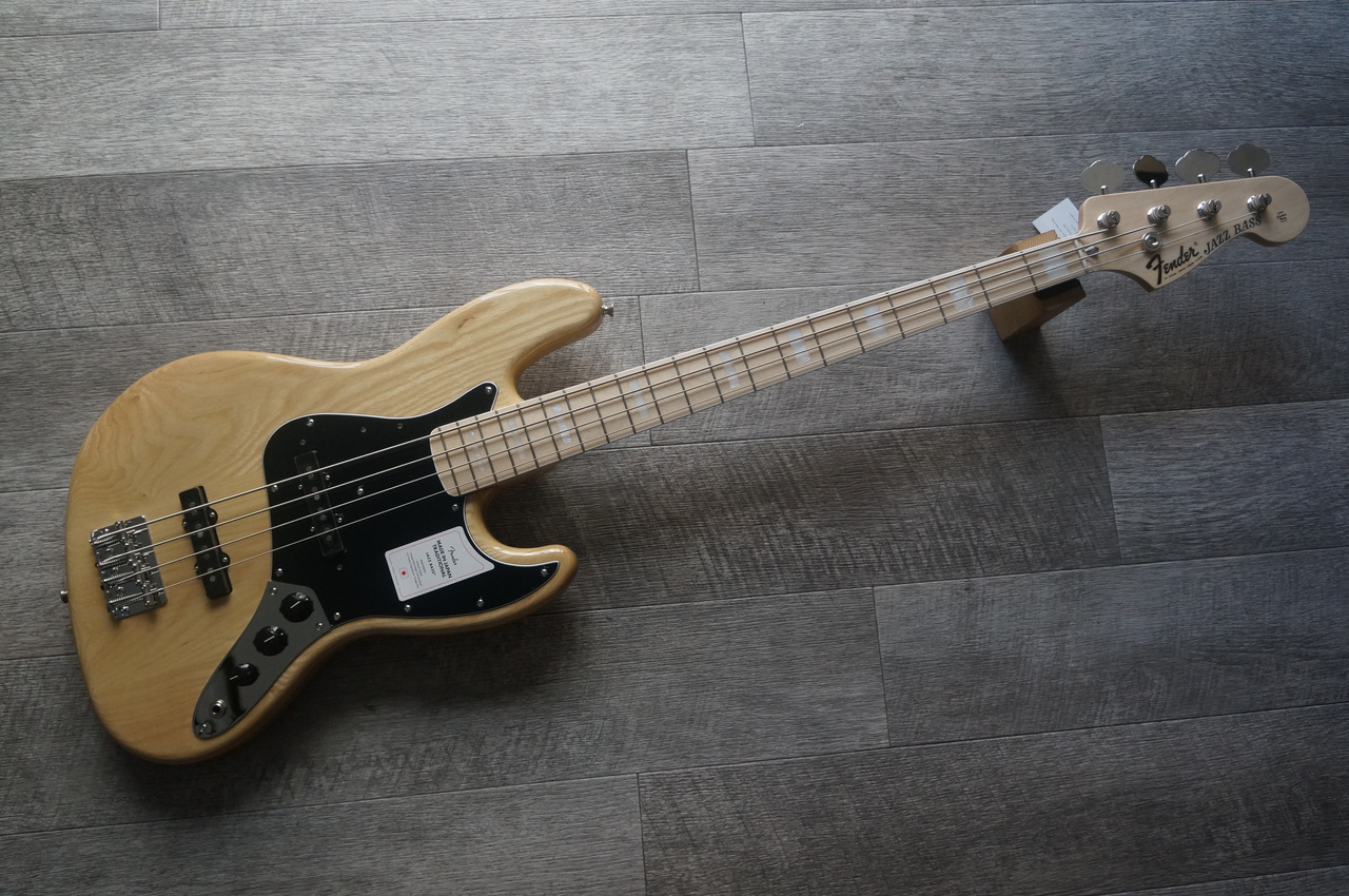 Fender Made in Japan Traditional 70s Jazz Bass - Natural -（新品