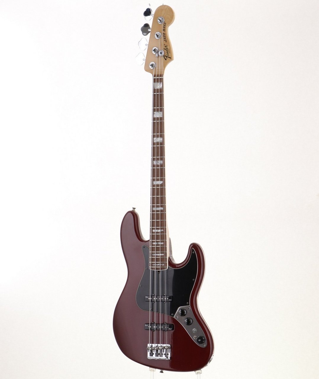 Fender American Deluxe Jazz Bass N3 Transparent Wine Red/R【名古屋栄店】（中古 /送料無料）【楽器検索デジマート】