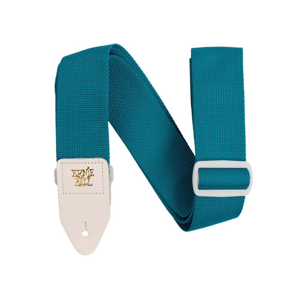 ERNIE BALL アーニーボール POLYPRO STRAPS 5349 TEAL / WH ギター