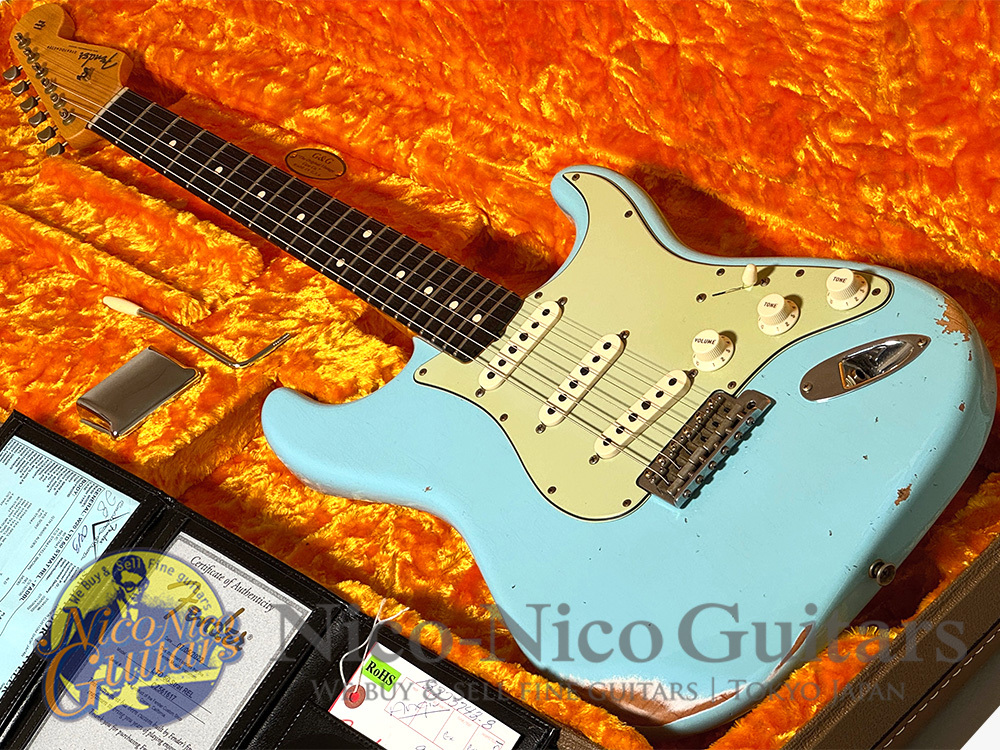 Fender Custom Shop 2023 Limited 1960 Stratocaster Relic (Faded Aged Daphne  Blue)（中古）【楽器検索デジマート】