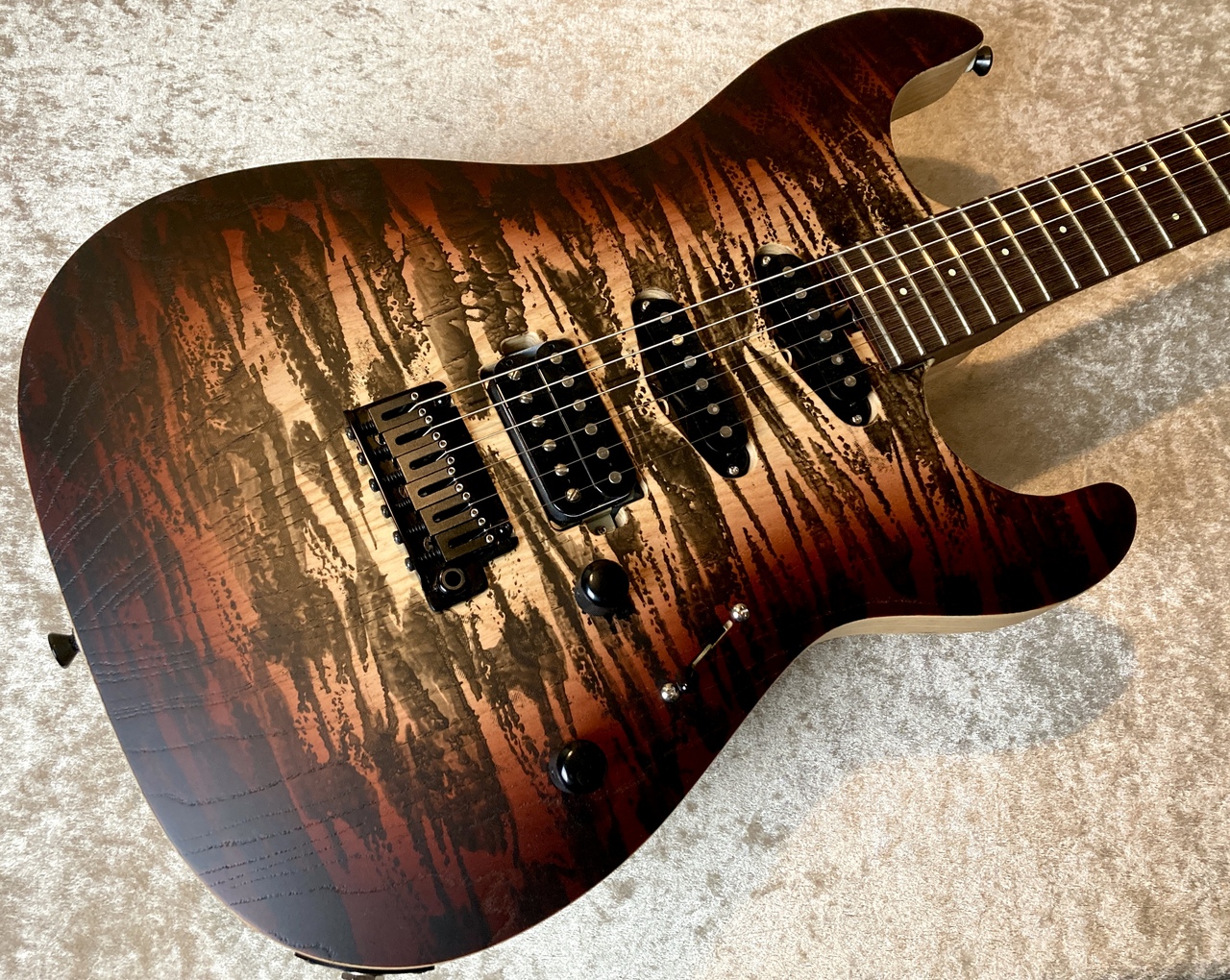 SAITO GUITARS 【3.27kg】S-622 -Raijin-【アッシュボディ・ウェンジ