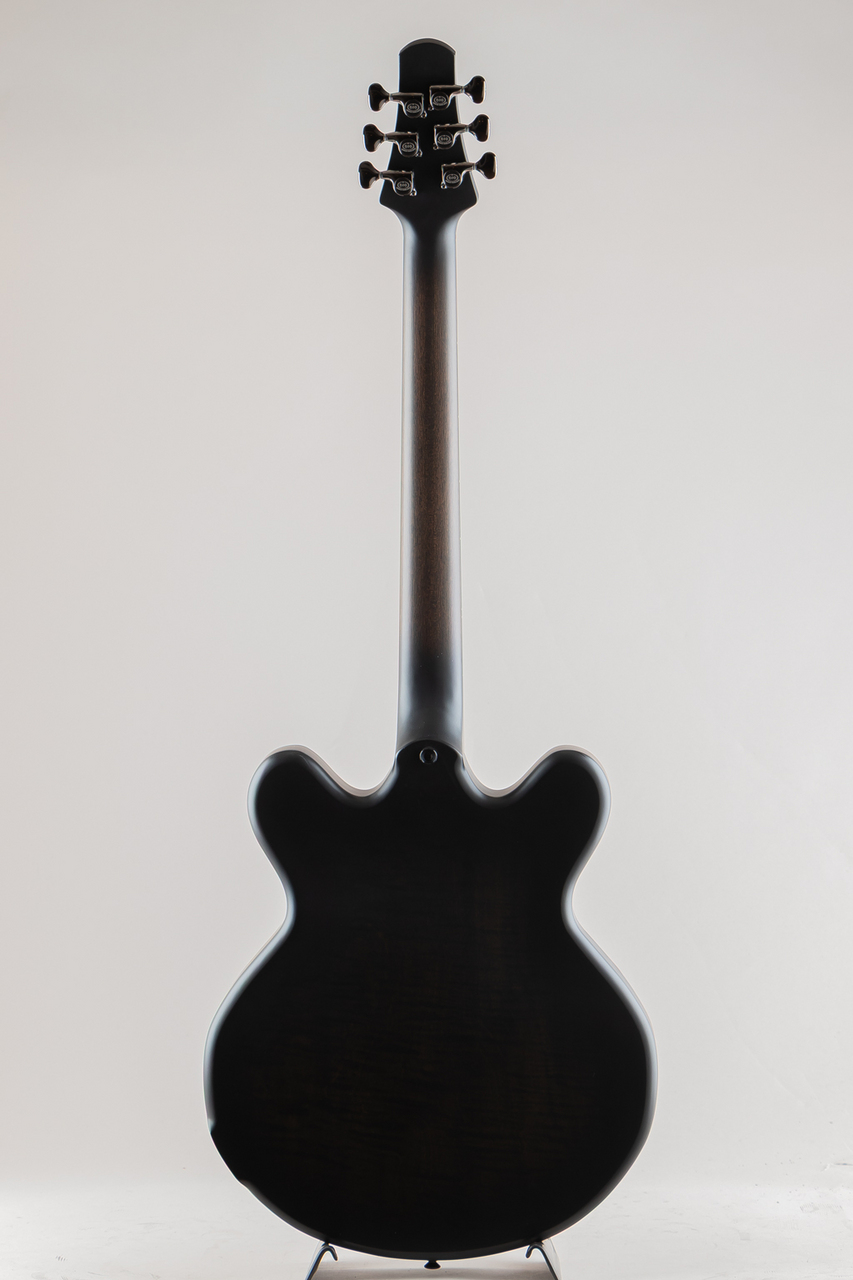 Victor Baker Guitars Model 35 Chambered Semi-hollow Black Smoke