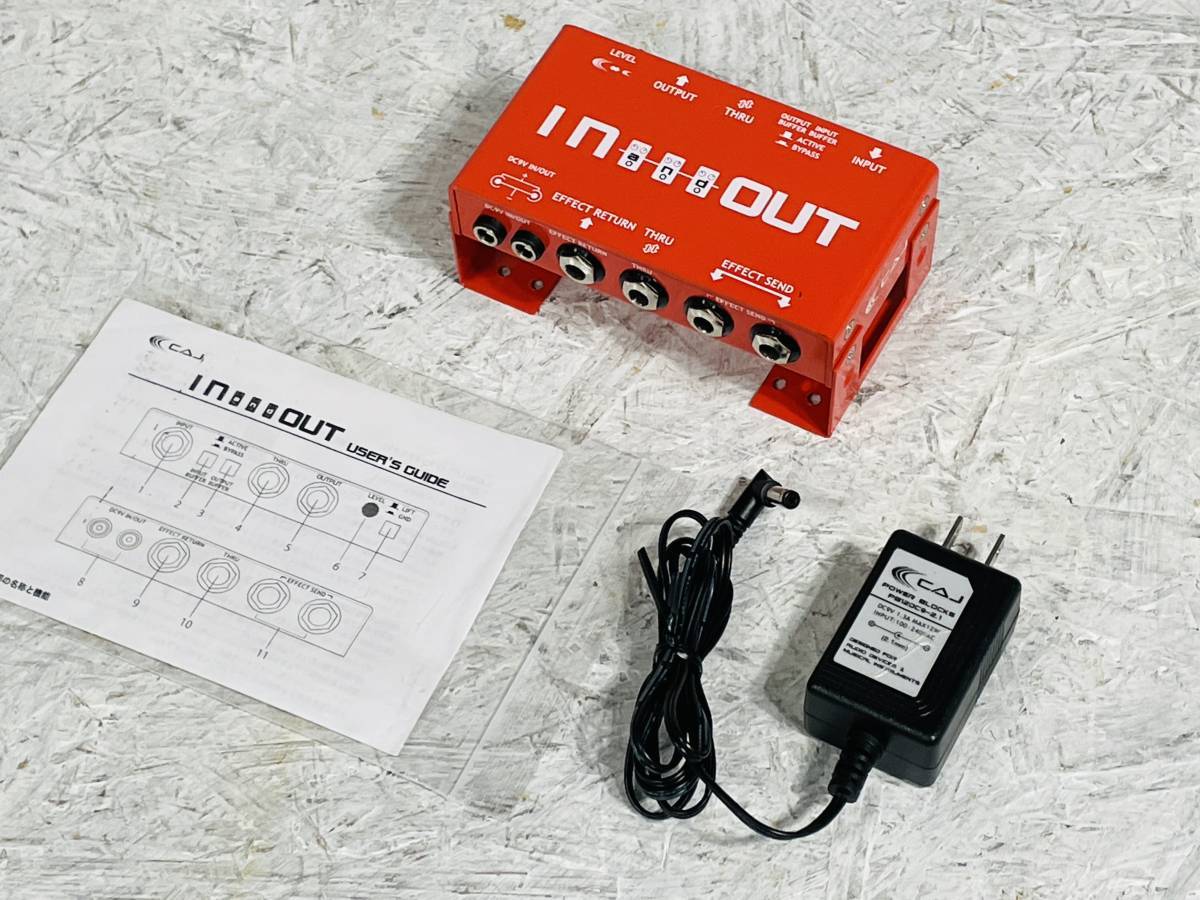 ギター Custom Audio Japan (CAJ) IN and OUT 楽天市場】Custom Audio Japan (CAJ) / IN and OUT バッファー