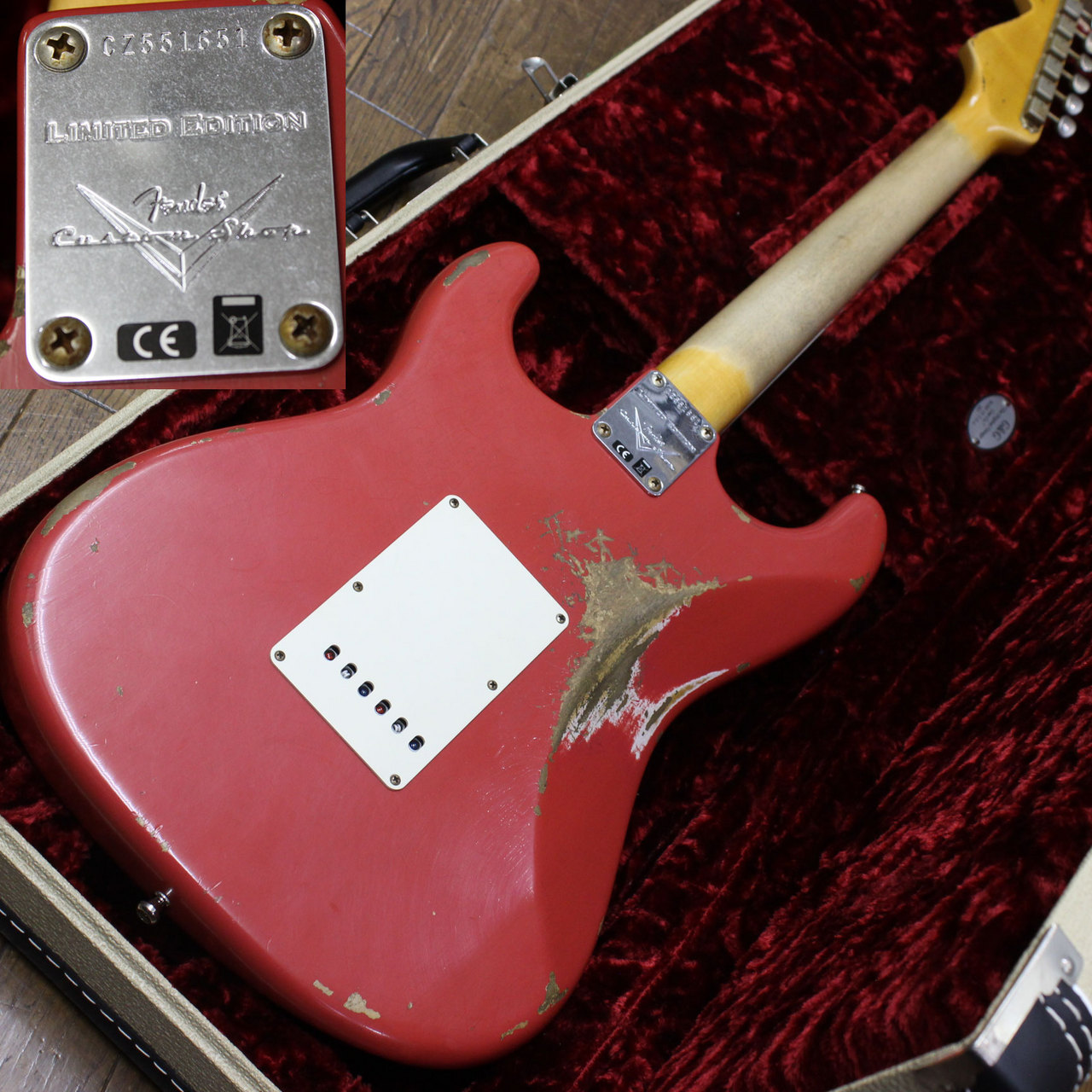 Fender Custom Shop LTD Heavt Relic 1963 Stratocaster Fiesta Red