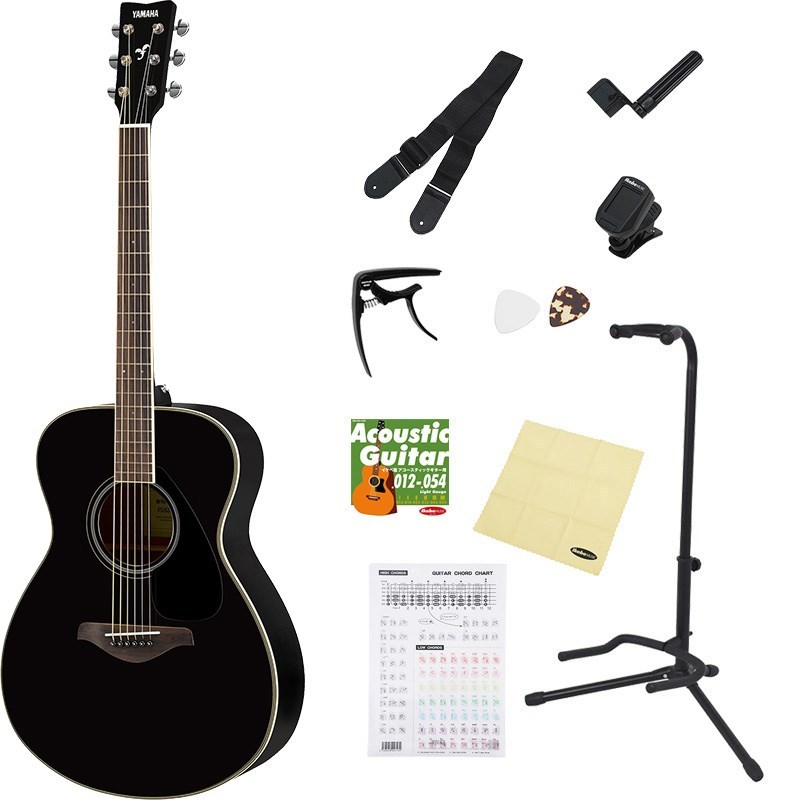 YAMAHA 【お得なアクセサリー10点セット付き！】FS820 (Black