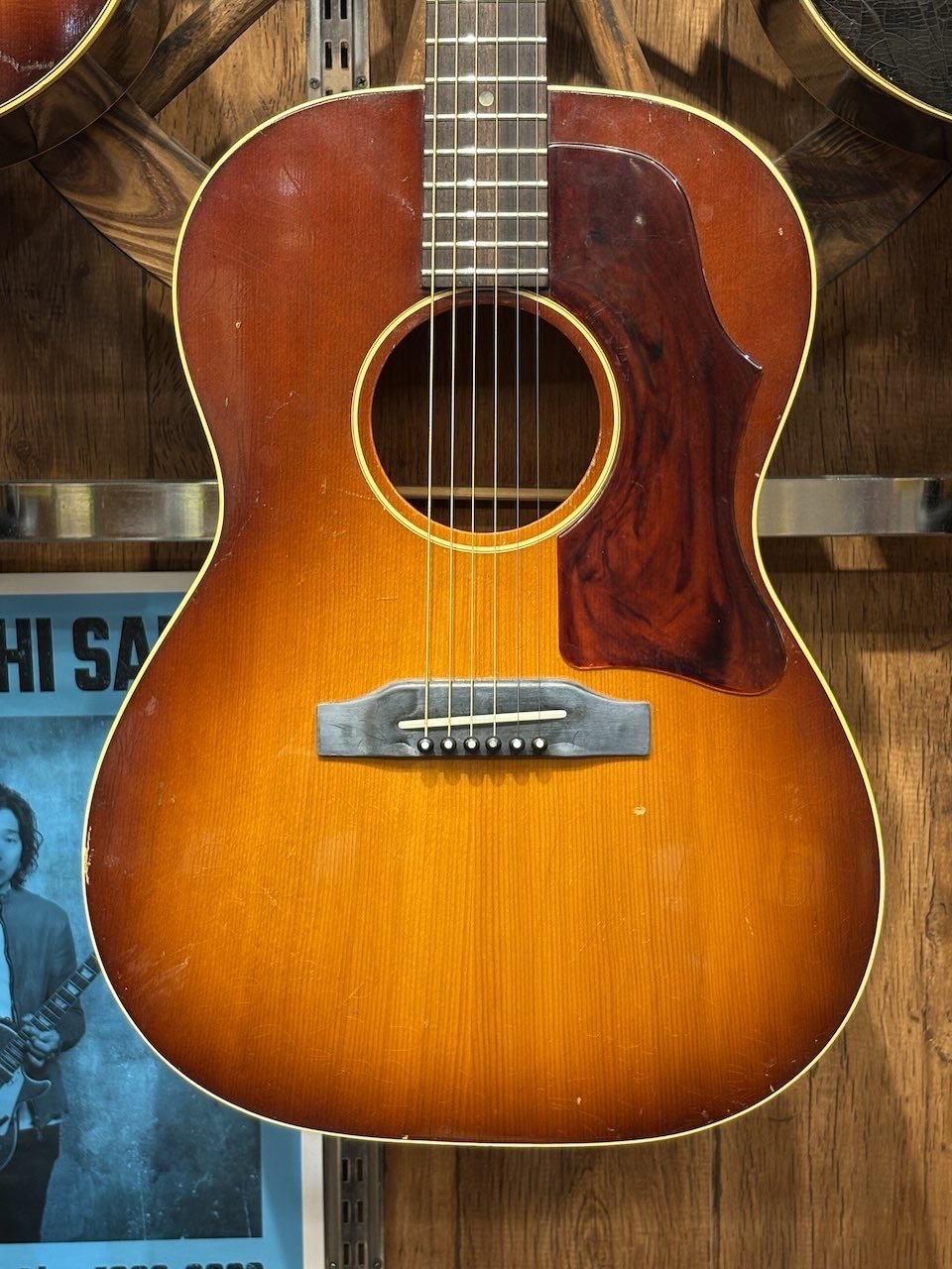 【メンテ済】過渡期42mmレギュラーネック　LG1 Gibson 1965年 Gibson LG-1 VS【1967年製】【42mmネック】【プラスチックブリッジ