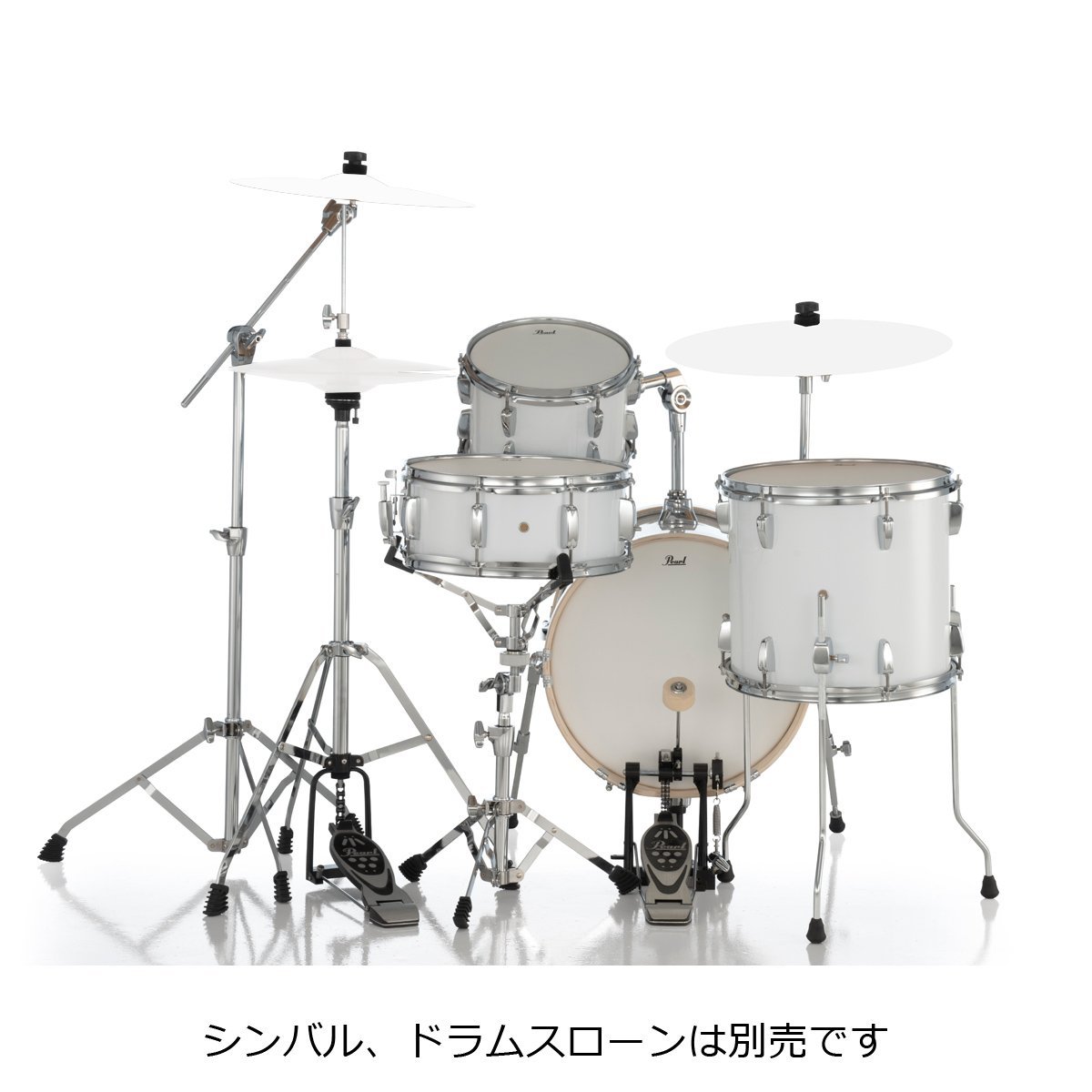 Pearl MT564/C-D #33 PURE WHITE - MIDTOWN 小口径 ドラムセット 
