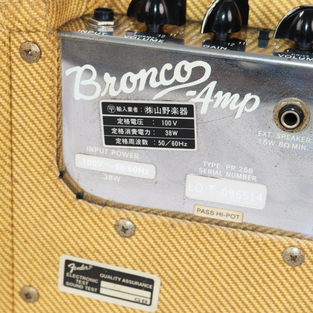 Fender 【中古】 ギターアンプ FENDER USA BRONCO AMP TWEED