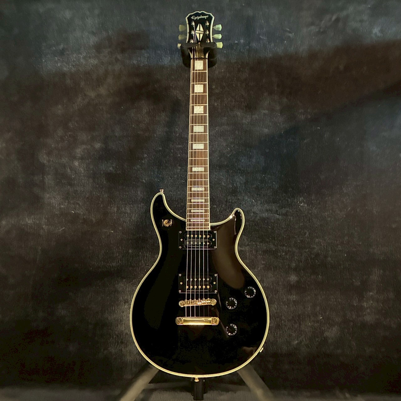 「最終価格」Epiphone Tak Matsumoto DC Custom Epiphone Tak Matsumoto Signature DC custom Black【3.37kg】（中古