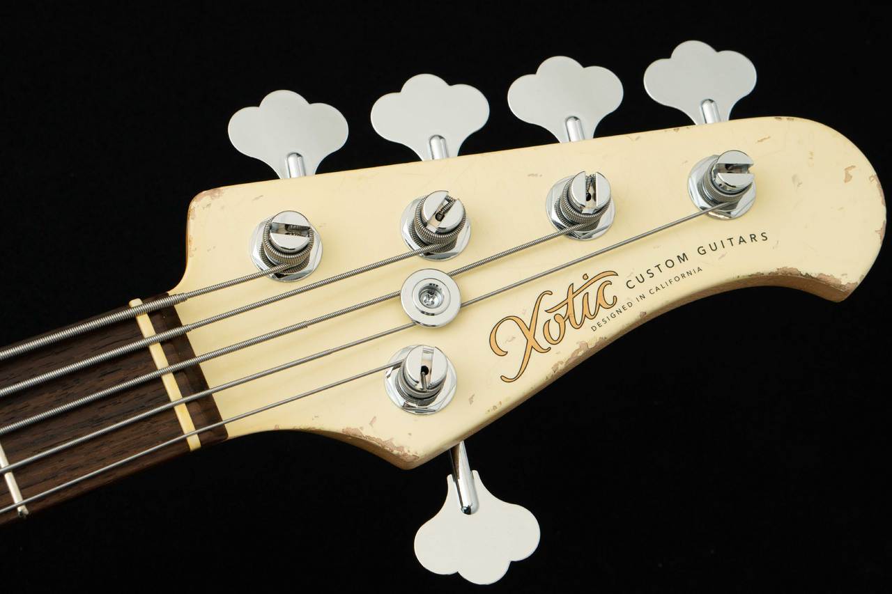 Take Chan 専用出品　1987年　最初期Thumbs Bass Xotic XJ-1T 5st Heavy Aged w/Matching Head -Vintage White-（新品