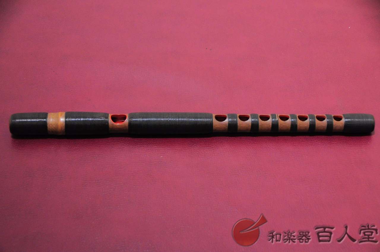 龍笛（朱色・籐巻・煤竹） 龍笛（朱色・籐巻・煤竹） - メルカリ