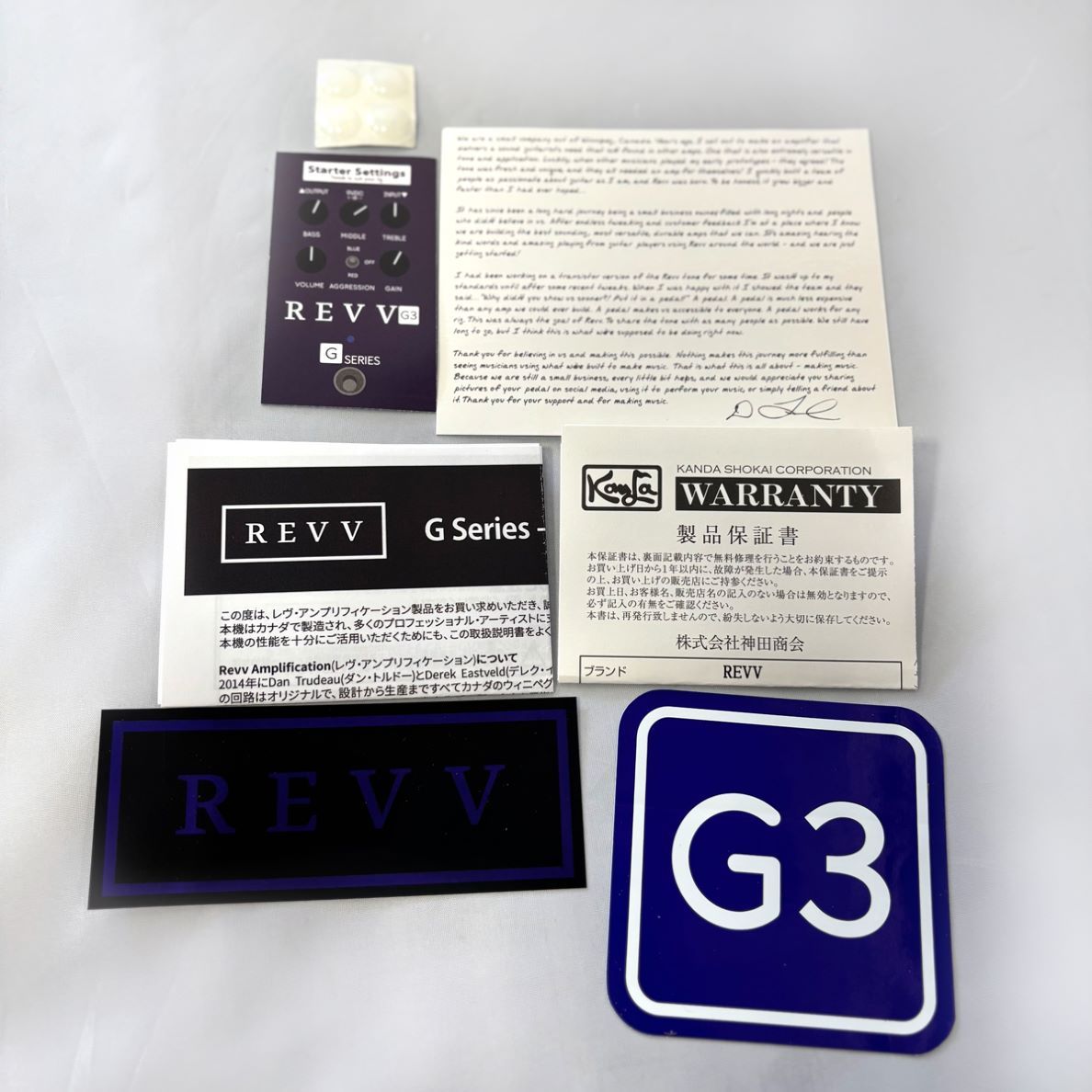 REVV Amplification G3 Pedal コンパクトエフェクター オーバー