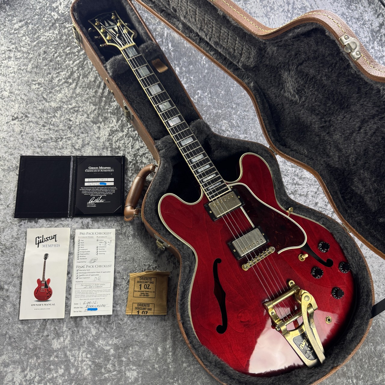 Gibson Memphis 【メンフィス製】ES-355 Bigsby 60s Cherry [4.14kg
