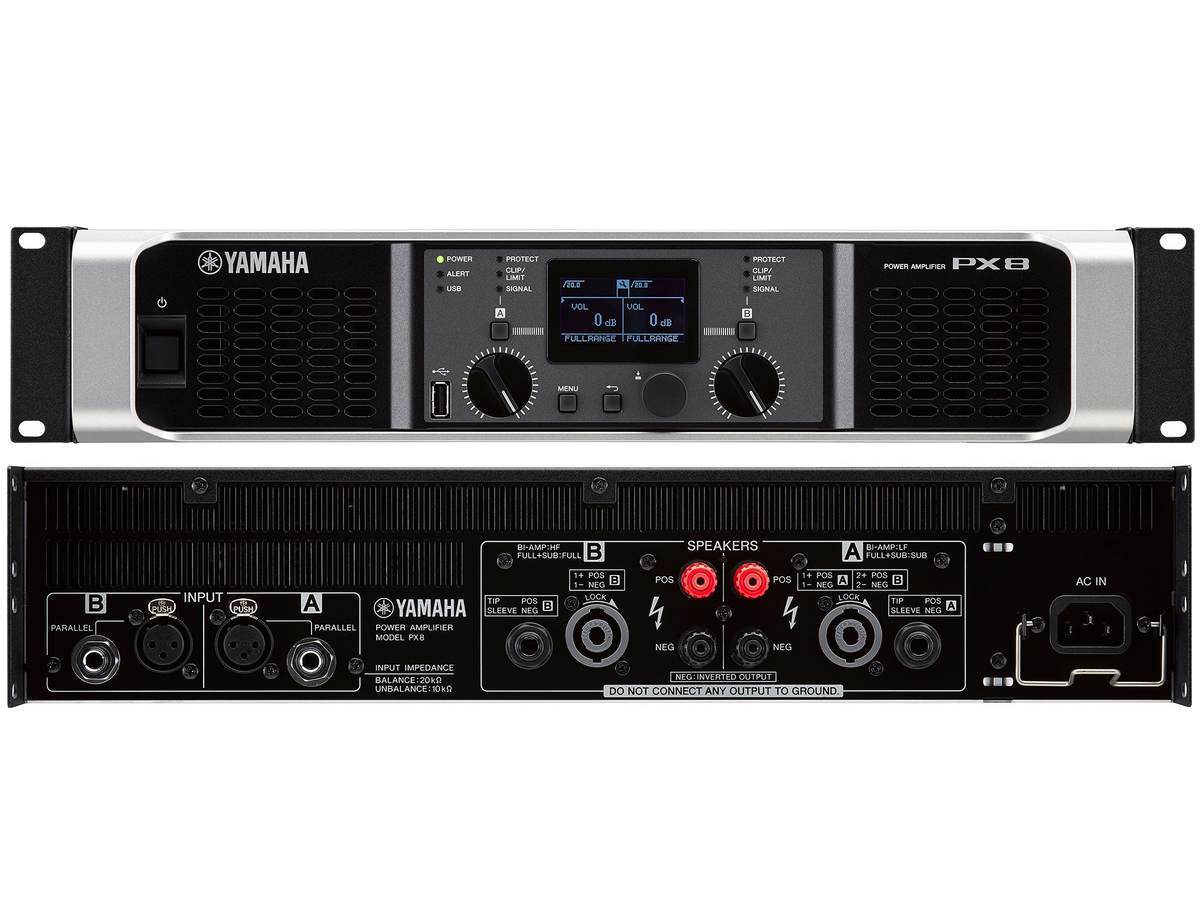 YAMAHA CZR10 (ペア) + PX8 パワーアンプ ＆ スピーカー セット