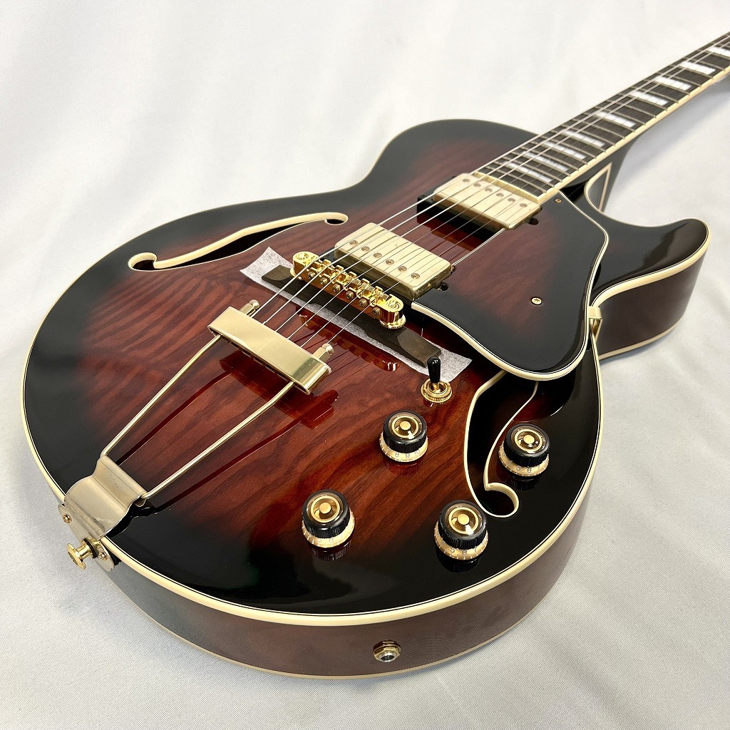 定価154000円　美品 Ibanez AG95QA-DBS エレキギター IBANEZ AG95QA-DBS Artcore Expressionist エレキギター