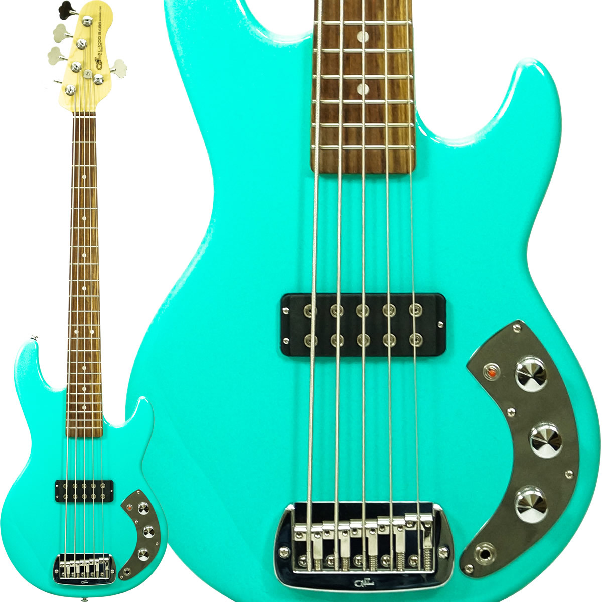 G&L CLF Research L-1000 Series 750 (Turquoise/Rosewood) [S750 L15