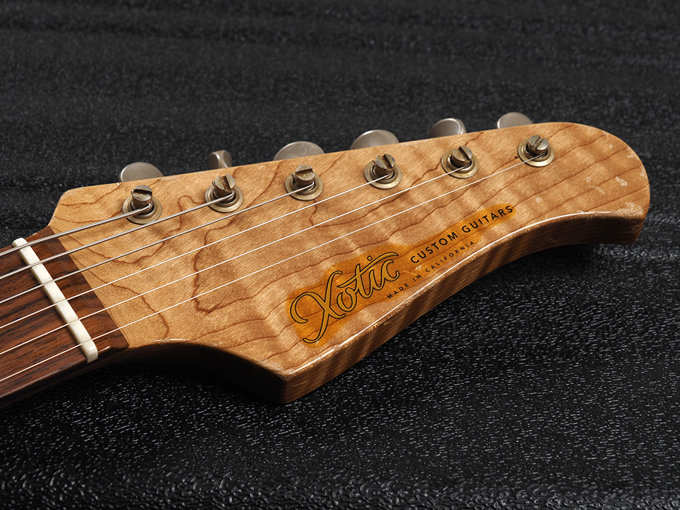 Xotic XSC-2 Ash/Rose Heavy Aged ~Dark Candy Apple Red Over 3-Tone