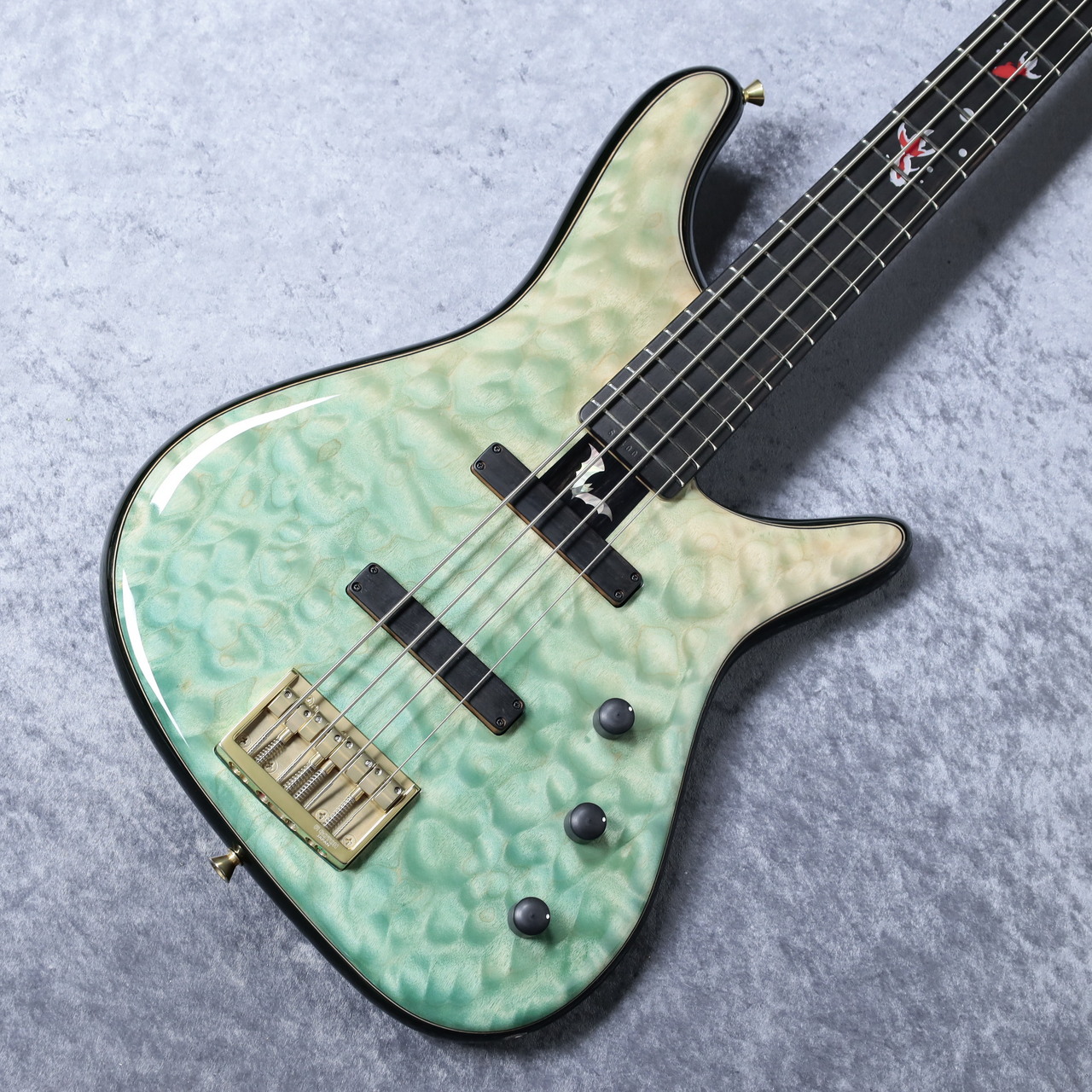 Sugi NB4E EM/F-Maho 2P Gold Fish Inlay - Gleen Gradation -【4.05kg】【特注品】（新品 ）【楽器検索デジマート】