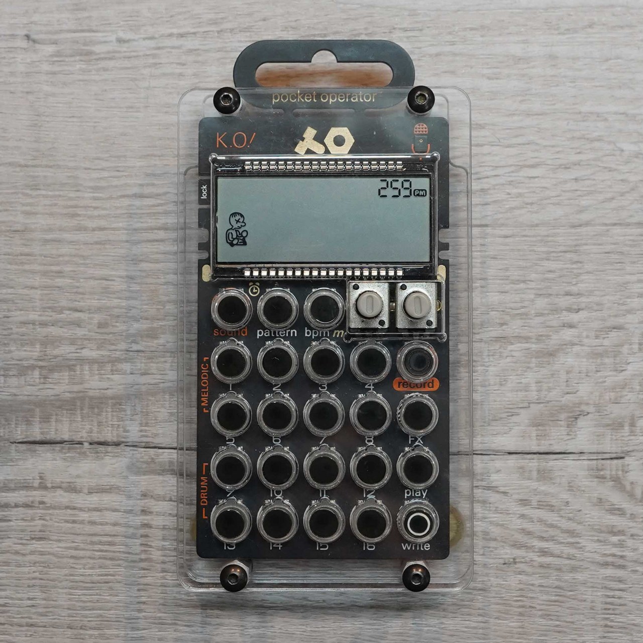 Teenage Engineering PO-33 K.O! & アクリルケース（中古