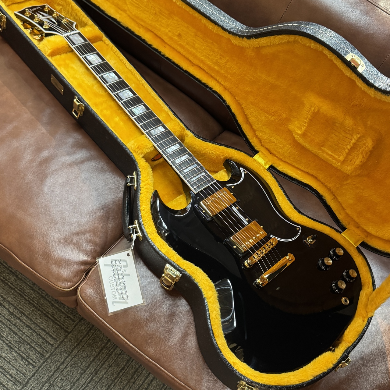 Gibson Custom Shop 【黒カスタム】SG Custom 2-Pickup w/ Ebony