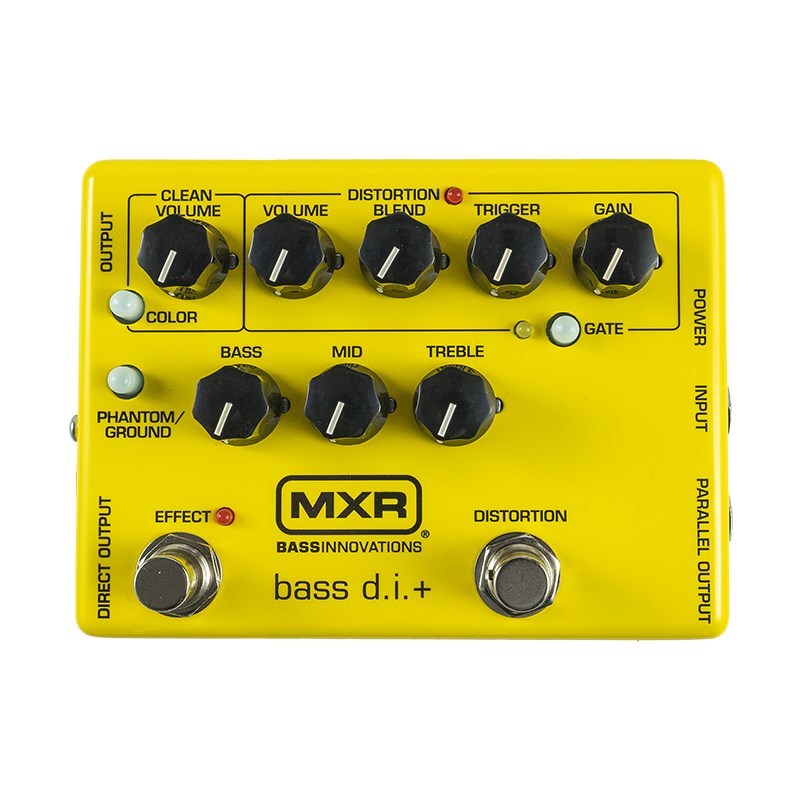 MXR IKEBE ORIGINAL M80 BASS D.I.+ Yellow 【発売記念特典！AC 