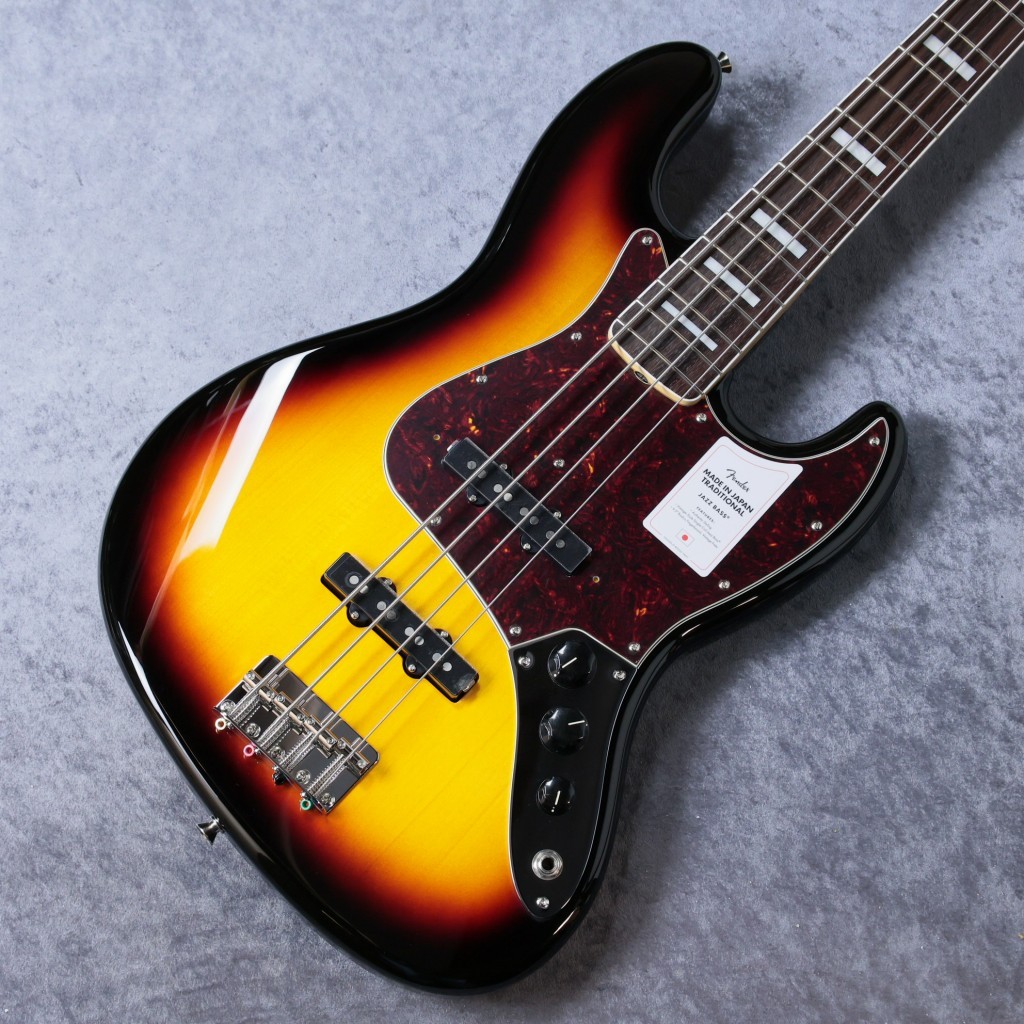 Fender MIJ Traditional Late 60s Jazz Bass - 3Tone Sunburst -【3.87