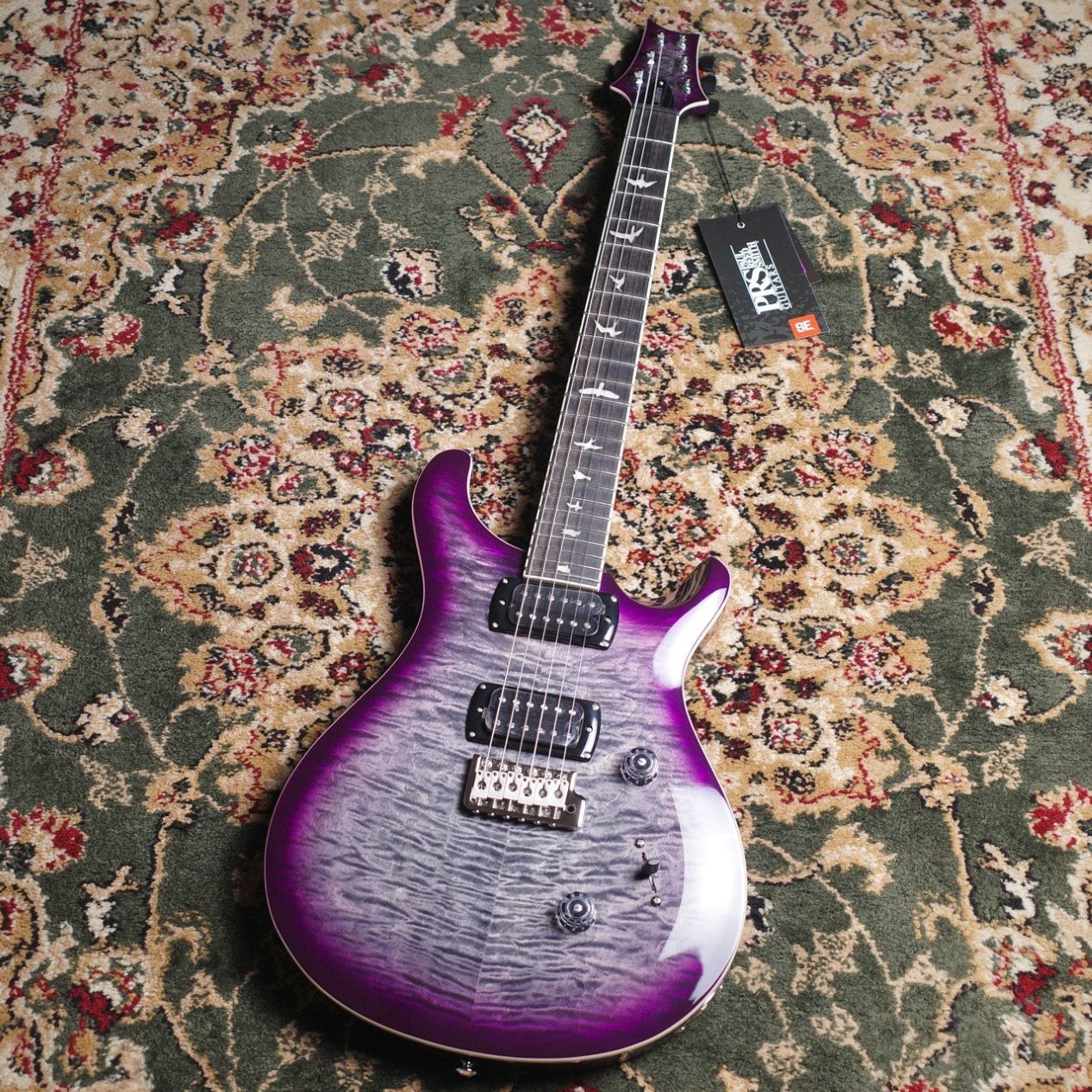 Paul Reed Smith(PRS) SE Custom 24 Quilt Package Charcoal Purple