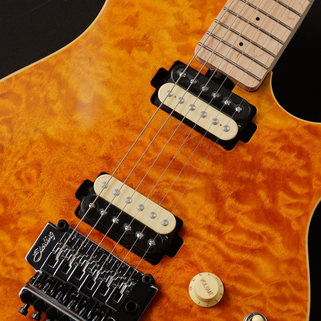 【美品】Sterling / AX40 Transparent Gold Sterling by MUSIC MAN Axis AX40 (Transparent Gold) #401