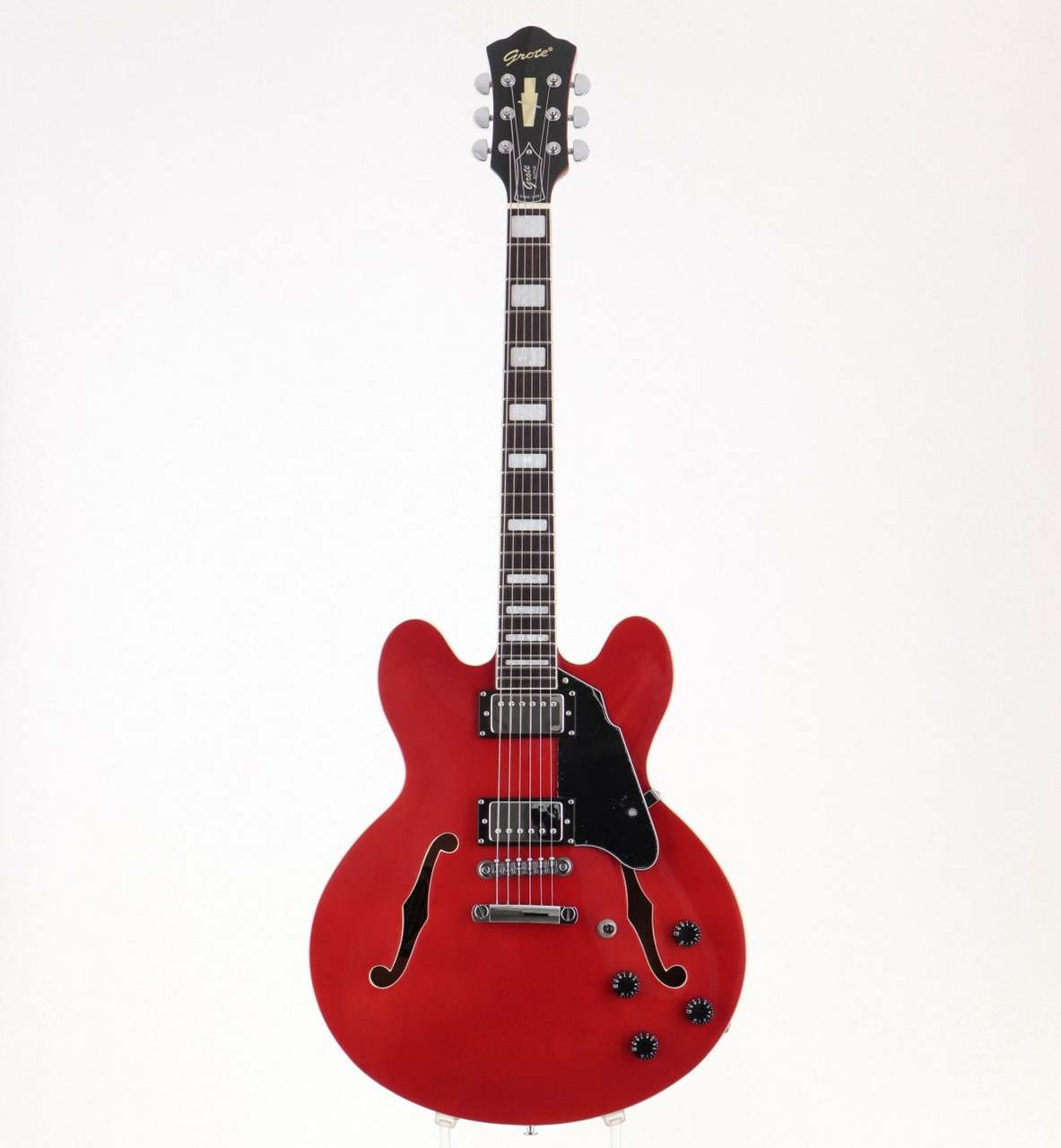 Grote Jazz Electric Guitar Semi-Hollow Body Red【3.46kg】【S/N