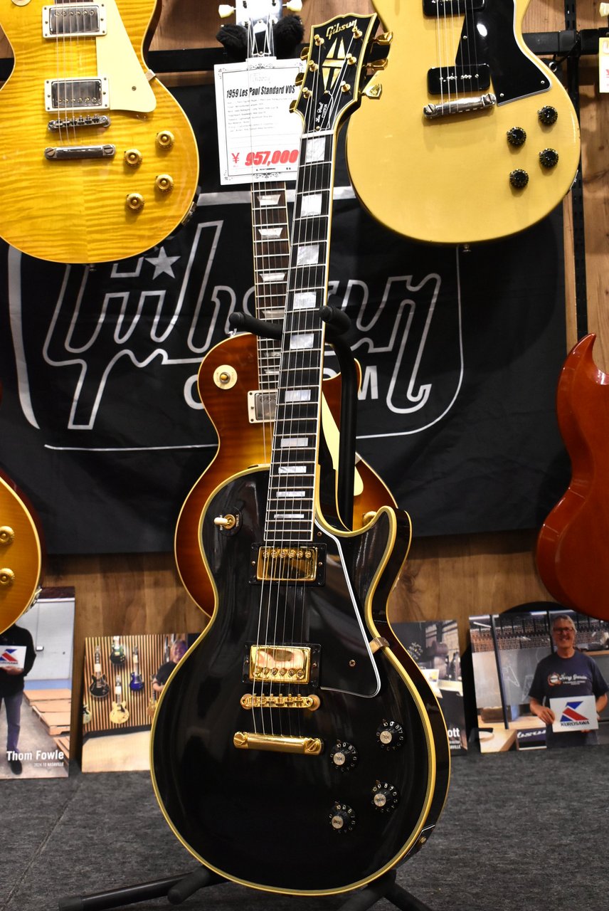 Gibson Custom Shop Murphy Lab 1968 Les Paul Custom Ebony Ultra