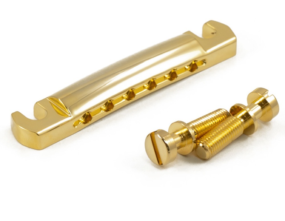 Kluson VINTAGE STANDARD STOP TAILPIECE/ZINC/Gold テールピース