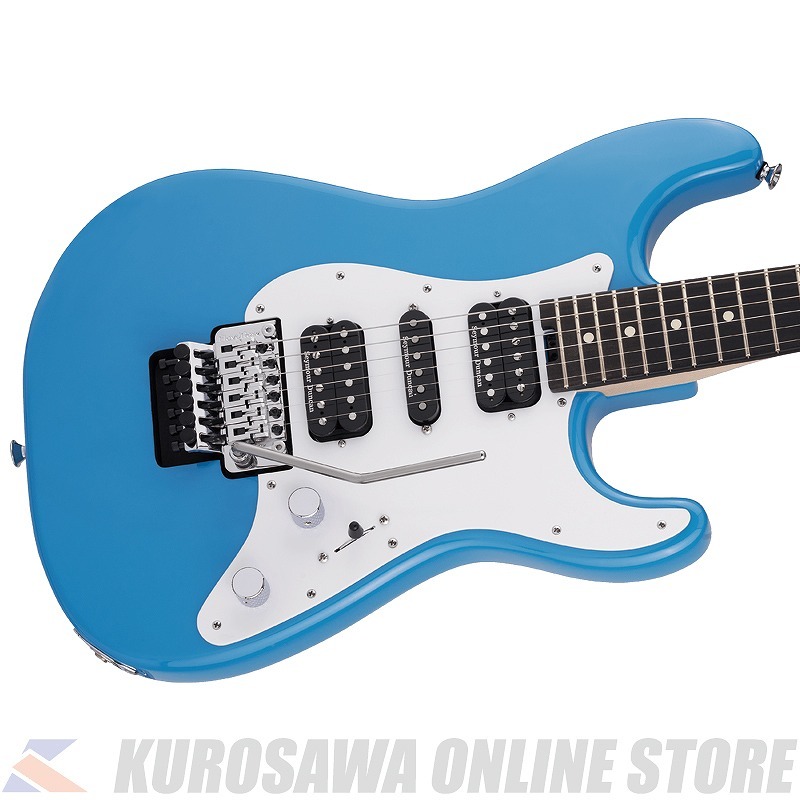Charvel Pro-Mod So-Cal Style 1 HSH FR E Ebony Robin's Egg Blue