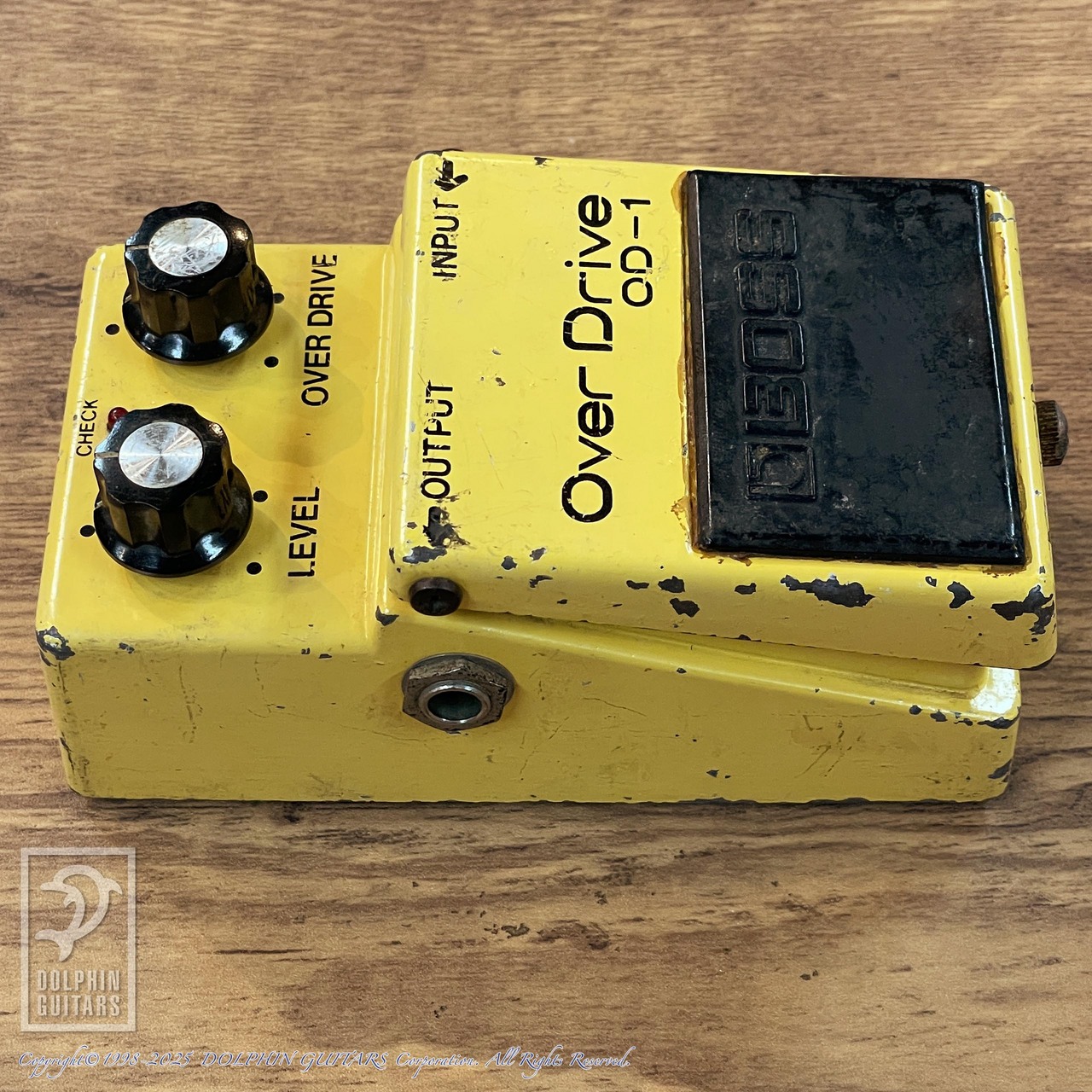 BOSS OD-1 #8300 (Raytheon RC3403ADB) 銀ネジ スケルトンスイッチ